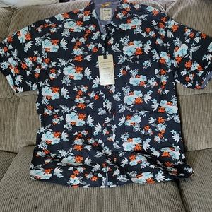 Alexander Julian Hawaiian floral button down shirt